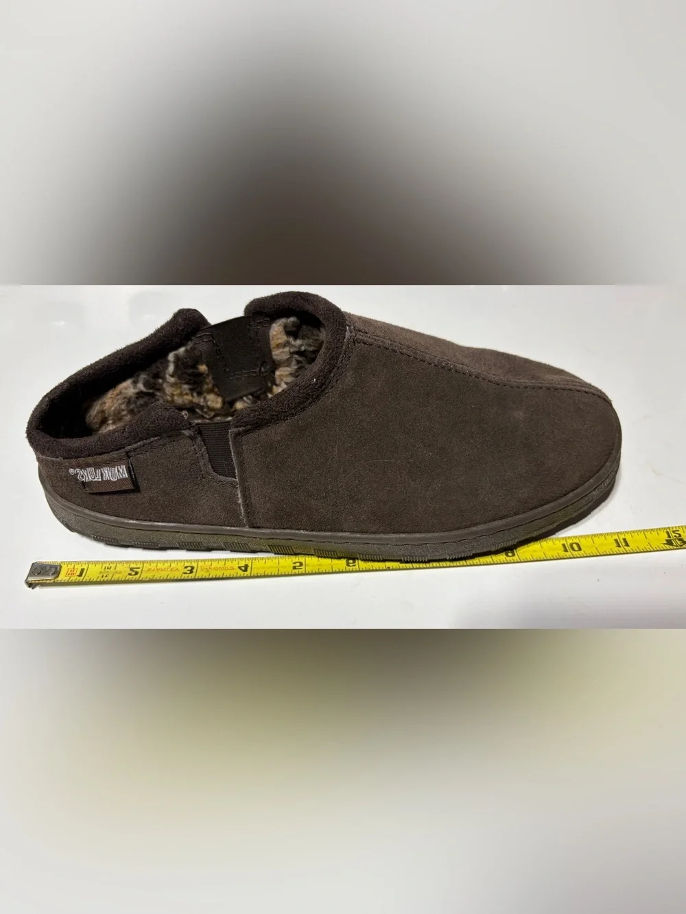 MUK LUKS Men's Matt Printed Berber Suede Clog Slip-Ons Size 9